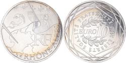 World Coins - France, 10 Euro, Rhône Alpes, Euros des régions, 2010, Paris, , Silver