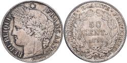 World Coins - France, 50 Centimes, Cérès, 1895, Paris, Silver, , KM:834.1
