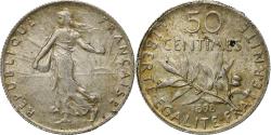 World Coins - France, 50 Centimes, Semeuse, 1898, Paris, Silver, , Gadoury:420