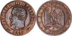 World Coins - Coin, France, Napoleon III, Napoléon III, Centime, 1855, Paris,