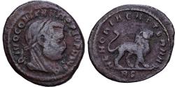Ancient Coins - Roman Empire, Constantius Chlorus, Half Follis, 317-318, Rome, Rare, Bronze