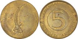 World Coins - Coin, Slovenia, 5 Tolarjev, 1999