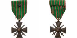 World Coins - France, Croix de Guerre, WAR, Medal, 1914-1918, Une Citation, Excellent Quality