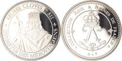 World Coins - France, Medal, Clovis Ier, Roi de France, Dynastie des Mérovingiens, History