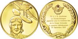 World Coins - France, Medal, L'Histoire de la Conquête de l'Air, J. N. Boothman, Aviation