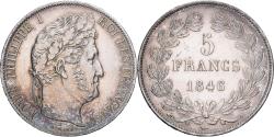 World Coins - France, 5 Francs, Louis-Philippe, 1846, Paris, Silver, , Gadoury:678a