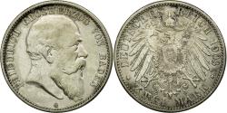 World Coins - Coin, German States, BADEN, Friedrich I, 2 Mark, 1903, Stuttgart,