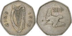 World Coins - IRELAND REPUBLIC, 50 Pence, 1970, Copper-nickel, , KM:24
