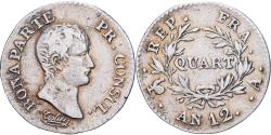 World Coins - France, 1/4 Franc, An 12 (1804), Paris, Silver, , Gadoury:342, KM:653.1