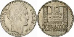World Coins - France, Turin, 10 Francs, 1932, Paris, , Silver, KM:878, Gadoury:801