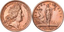World Coins - France, Medal, Louis XIV, La France Pourvu de Blé, 1694, Copper, Mauger