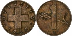 World Coins - Switzerland, Rappen, 1957, Bern, Bronze, , KM:46