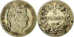 World Coins - Coin, France, Louis-Philippe, Franc, 1845, Rouen, , Silver, KM:748.2