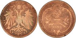 World Coins - Coin, Austria, 2 Heller, 1894