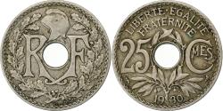 World Coins - France, 25 Centimes, Lindauer, 1930, Paris, Copper-nickel,