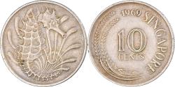 World Coins - Coin, Singapore, 10 Cents, 1969