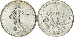 World Coins - Coin, France, Semeuse, 5 Francs, 1960, , Silver, KM:926, Gadoury:770
