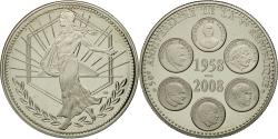 World Coins - France, Medal, 50 ème Anniversaire de la Vème République, 2008,