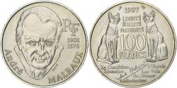 World Coins - France, 100 Francs, André Malraux, 1997, Paris, Silver, , Gadoury:954