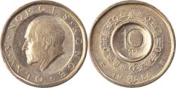 World Coins - Coin, Norway, 10 Kroner, 1986