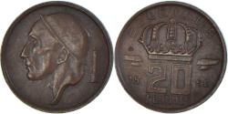 World Coins - Coin, Belgium, 20 Centimes, 1958