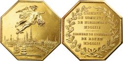 World Coins - France, Token, Chambre de Commerce de Rouen, 1802, Lecomte, , Vermeil