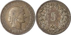 World Coins - Coin, Switzerland, 5 Rappen, 1911