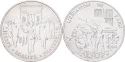 World Coins - France, 100 Francs, Libération de Paris, 1994, Paris, Silver,