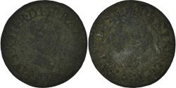 World Coins - Coin, France, Louis XIII, Denier tournois, buste juvénile au col rabattu