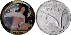 World Coins - Italy, 10 Lire, 1979, Mucha, Aluminum,
