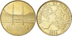 World Coins - France, Token, Touristic token, Stade de France, Saint-Denis, Patrimoine, 2014