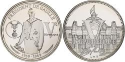 World Coins - France, Medal, Vème République, Président De Gaulle, , Copper-nickel