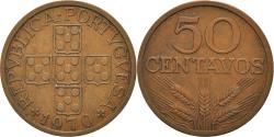 World Coins - Coin, Portugal, 50 Centavos, 1970, , Bronze, KM:596