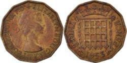 World Coins - Coin, Great Britain, 3 Pence, 1953