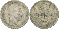 World Coins - Uruguay, 50 Centesimos, 1943, Santiago, Silver, , KM:31