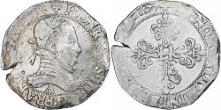 World Coins - France, Henri III, Franc au Col Plat, 1577, Paris, , Silver
