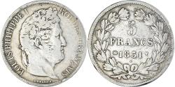 World Coins - Coin, France, Louis-Philippe, 5 Francs, 1831, Marseille, , Silver