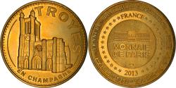 World Coins - France, Token, Tourist Token, 10/ Troyes-en-Champagne - Cathédrale, 2013