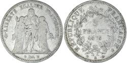 World Coins - Coin, France, Hercule, 5 Francs, 1875, Bordeaux, , Silver, KM:820.2