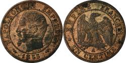 World Coins - Coin, France, Napoleon III, Napoléon III, Centime, 1855, Paris,