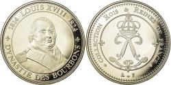 World Coins - France, Medal, Les rois de France, Louis XVIII, , Copper-nickel