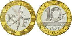 World Coins - Coin, France, Génie, 10 Francs, 2001, Paris, BE, , Aluminum-Bronze
