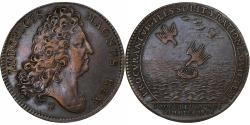 World Coins - France, Token, Louis XIV, Justice, Procureurs des Comptes, 1706, Copper