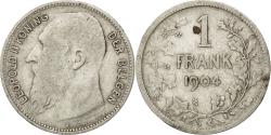 World Coins - Coin, Belgium, Franc, 1904, , Silver, KM:57.1