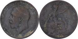 World Coins - Great Britain, George V, Penny, 1912, Bronze, , KM:810