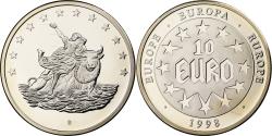 World Coins - Germany, Medal, 10 Euro Europa, 1998, Silver Plated Copper,