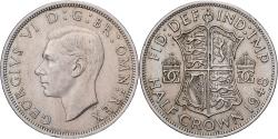 World Coins - Great Britain, George VI, 1/2 Crown, 1948, Copper-nickel, , KM:866