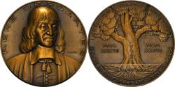 World Coins - France, Medal, Philosophie, René Descartes, Arts & Culture, 1937, Turin
