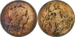 World Coins - France, 5 Centimes, Daniel-Dupuis, 1910, Paris, Bronze, , Gadoury:165