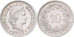 World Coins - Switzerland, 10 Rappen, 1968, Bern, Copper-nickel, , KM:27